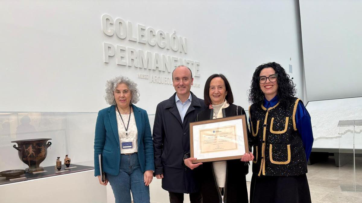 María Antonia Pedregal, Pablo León, Sara Cristina Moro y Vanessa Gutiérrez.