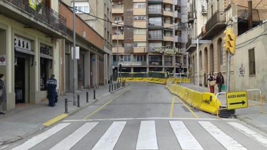 El Bisbe Comas, tallat al trànsit tres setmanes per les obres a la Bonavista