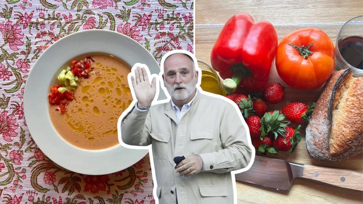 José Andrés recomienda echarle fresas al gazpacho