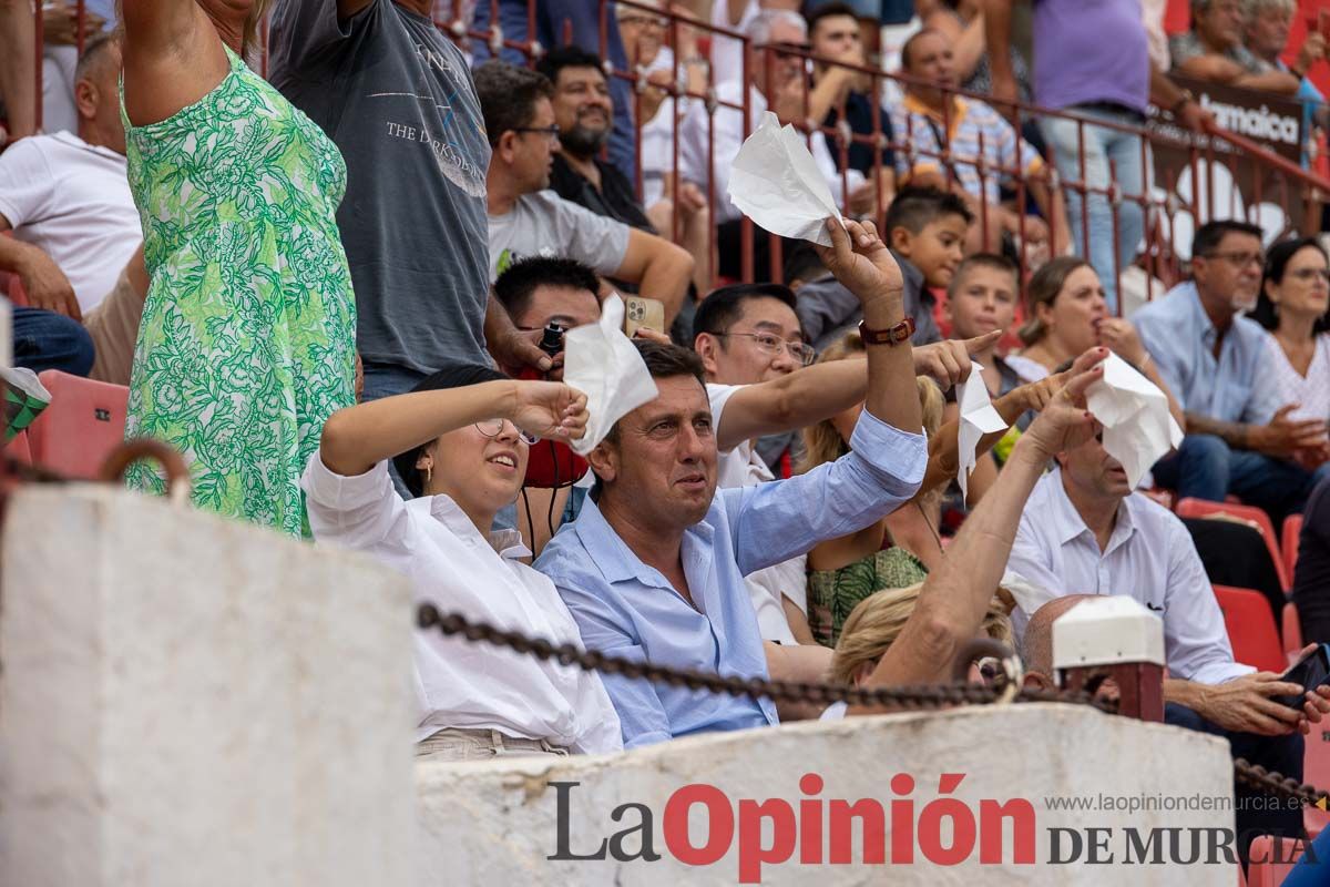 Así se vivió desde las gradas la primera corrida de la Feria de Murcia (El Juli, Manzanares y Talavante)