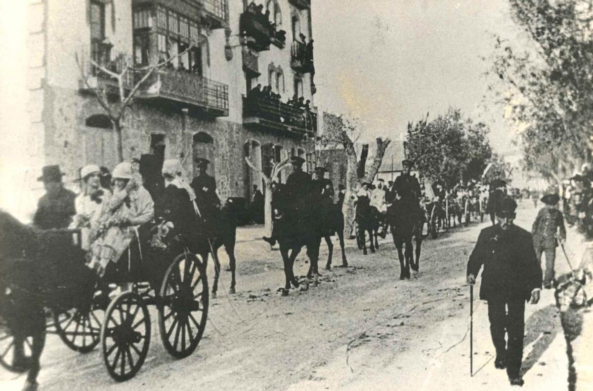 Imagen del Carnaval de 1919 en Vila. / D.I.