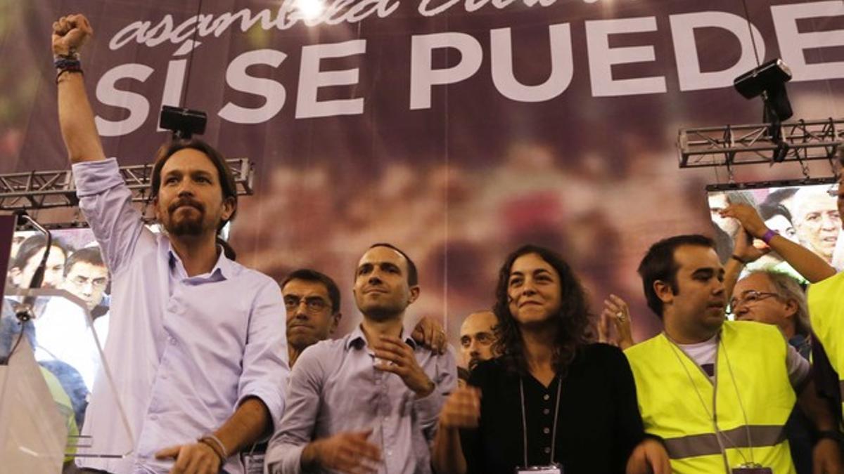 Asamblea ciudadana de PODEMOS en Madrid