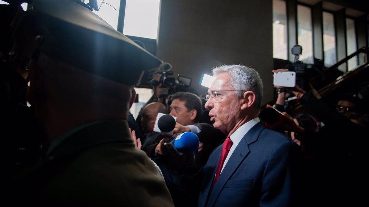 El expresidente de Colombia Álvaro Uribe.