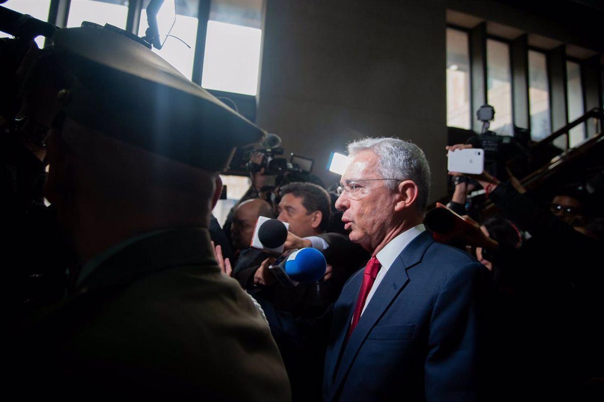 El expresidente de Colombia Álvaro Uribe.