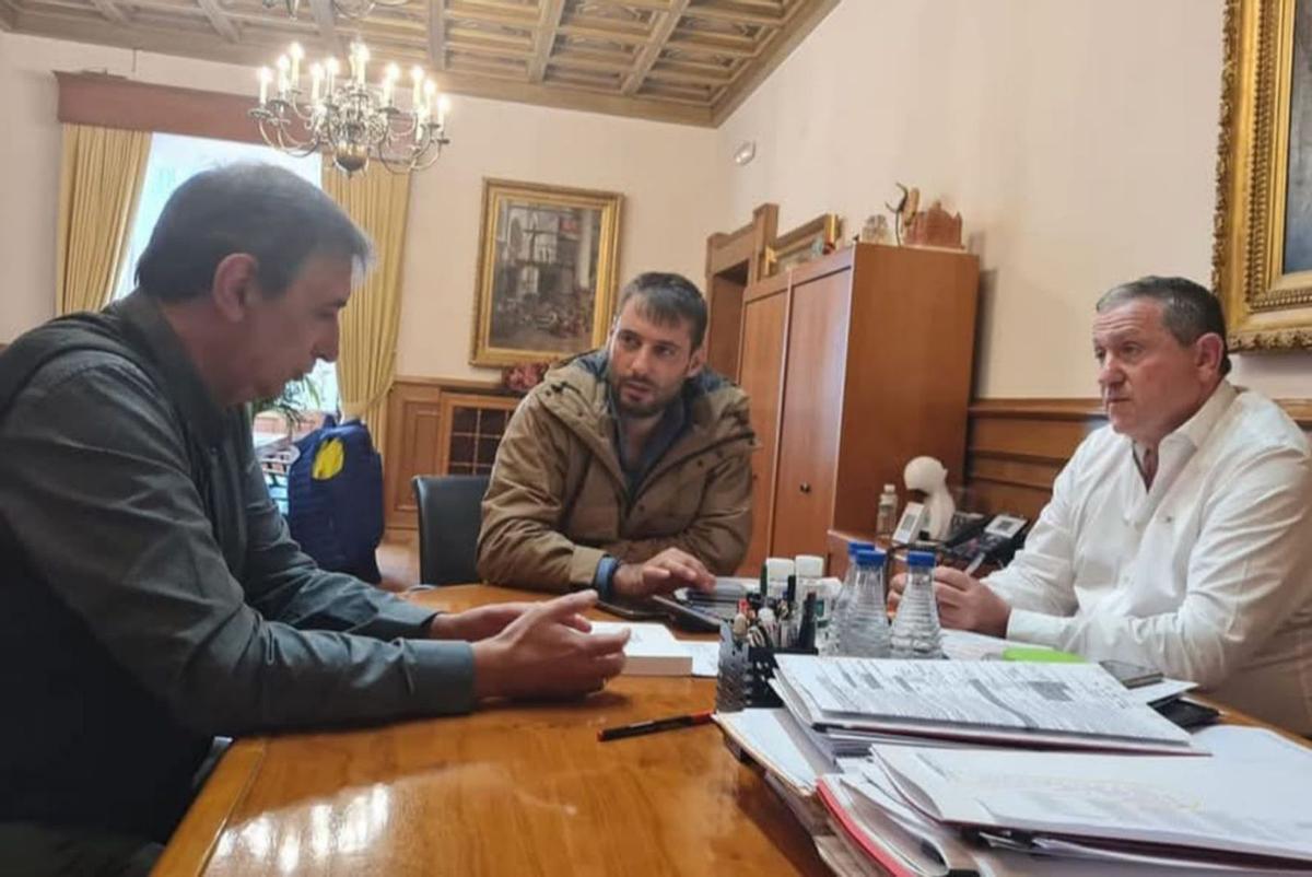 Reunión del alcalde de Alcañices con el presidente de la Diputación. | CHANY SEBASTIÁN