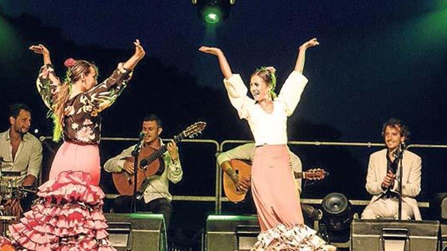 Actuación del grupo de flamenco Querencia el lunes por la noche.