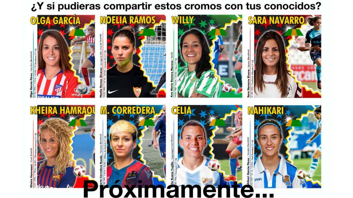 Mamá, ¿por qué nosotras no salimos en los cromos de fútbol?