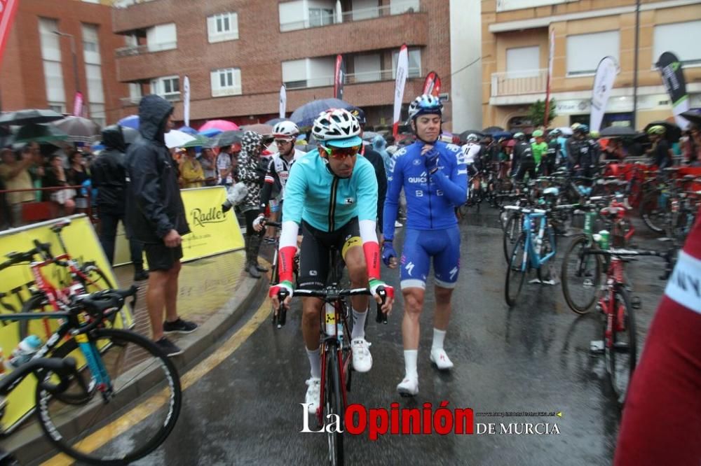 Salida de la Vuelta Ciclista a España desde Lorca