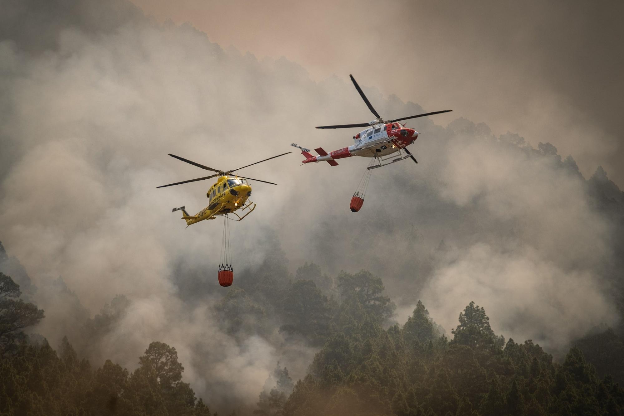 Evolución del incendio en Tenerife