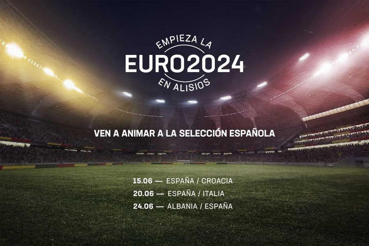 Cuadro de partidos de España durante la primera fase de la Eurocopa 2024.