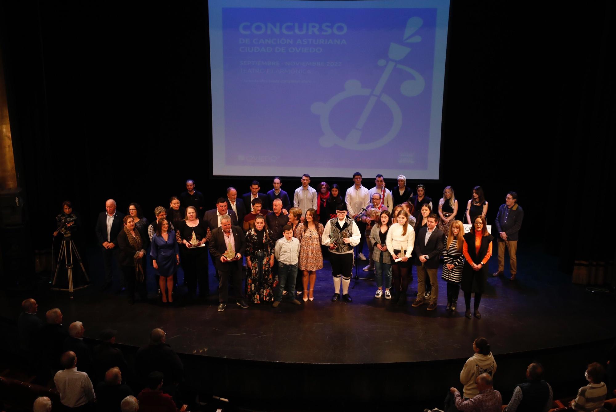 EN IMÁGENES: Así fue la final del concurso de canción asturiana "Ciudad de Oviedo"