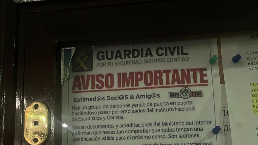 Un falso aviso de la Guardia Civil sobre ladrones que se hacen pasar por empleados del censo llega a los portales de Oviedo