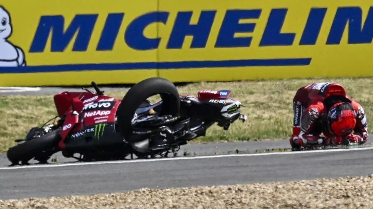Marc Márquez cau i no podrà córrer a Barcelona