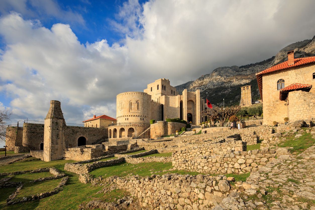 El magnífico castillo de Krujë
