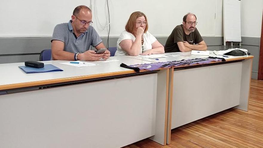 Dirigentes de UpB Gandia en la asamblea de hace un año