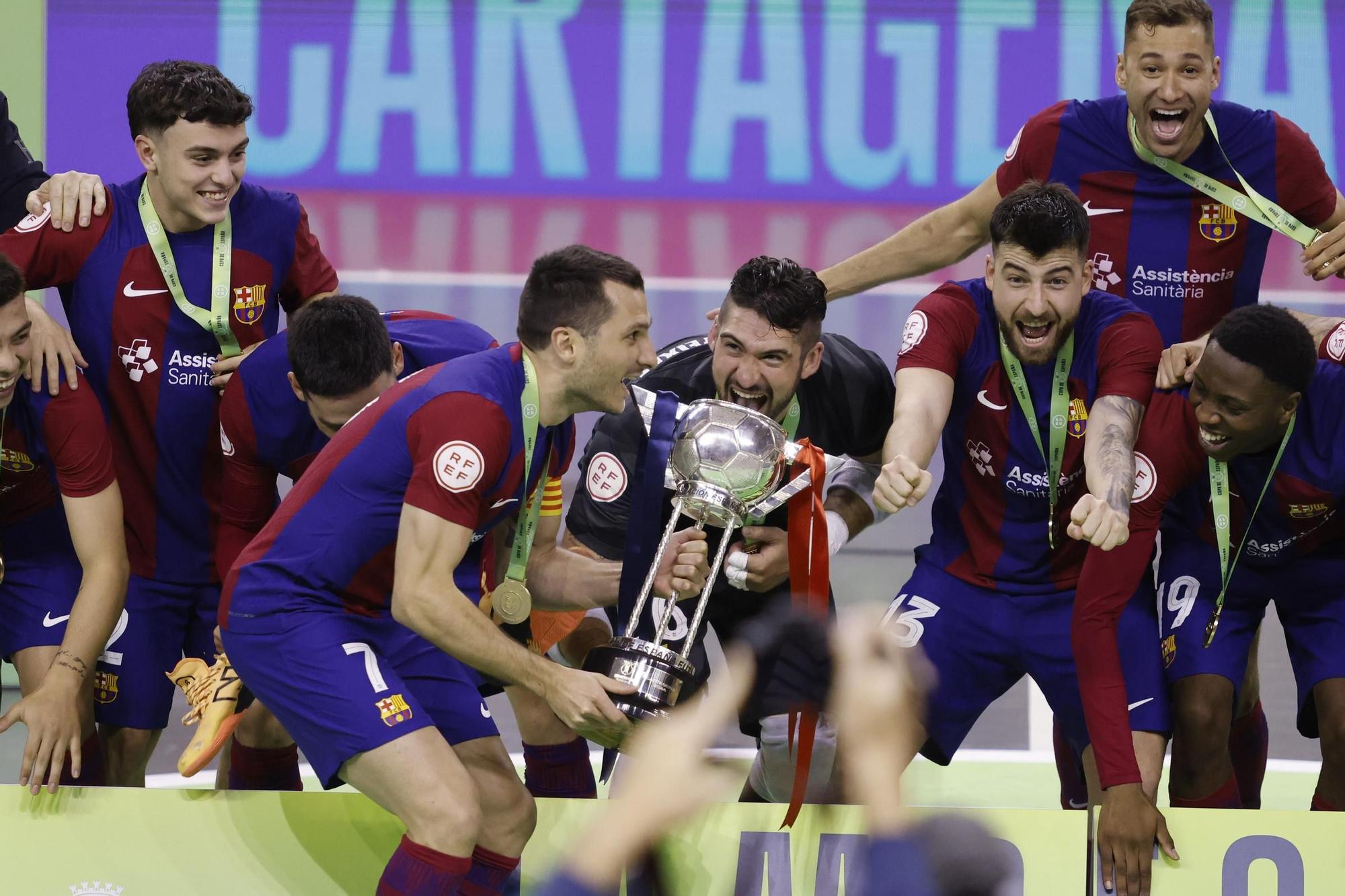 ElPozo Murcia - FC Barcelona, final de la Copa de España de fútbol sala