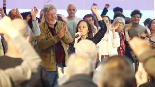 Ione Belarra en Zaragoza: "Solo hay dos opciones, o una coalición de PP con Vox o una en la que esté Podemos"