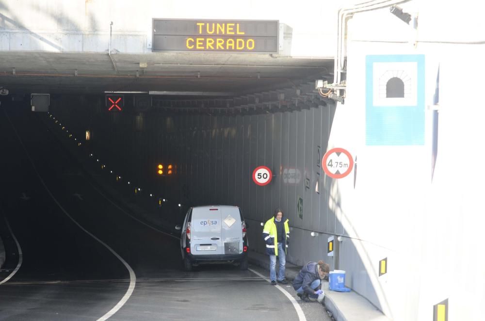 El túnel de O Parrote estará dos días cerrado