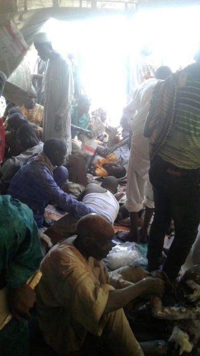 Nigeria eleva a 100 los muertos por el bombardeo en un campo de refugiados