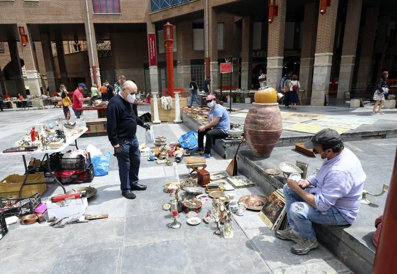 Reapertura de los rastrillos de antigüedades de la plaza de San Francisco y plaza de San Bruno