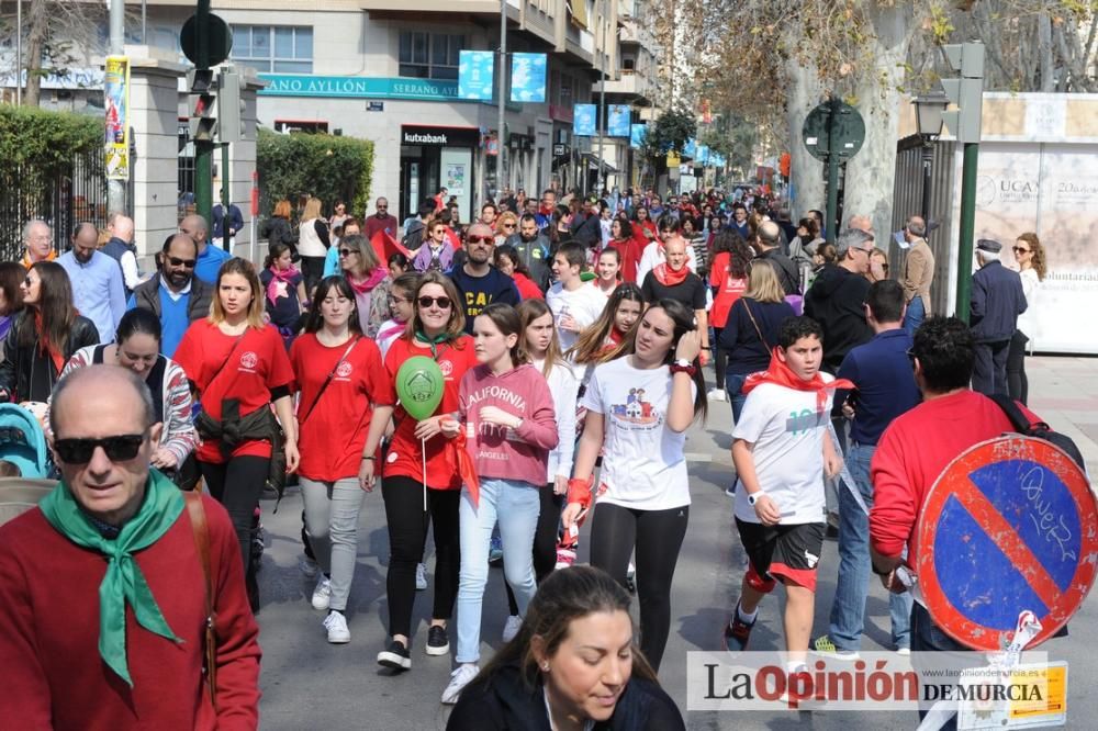 Marcha solidaria de Jesús-María por Haití