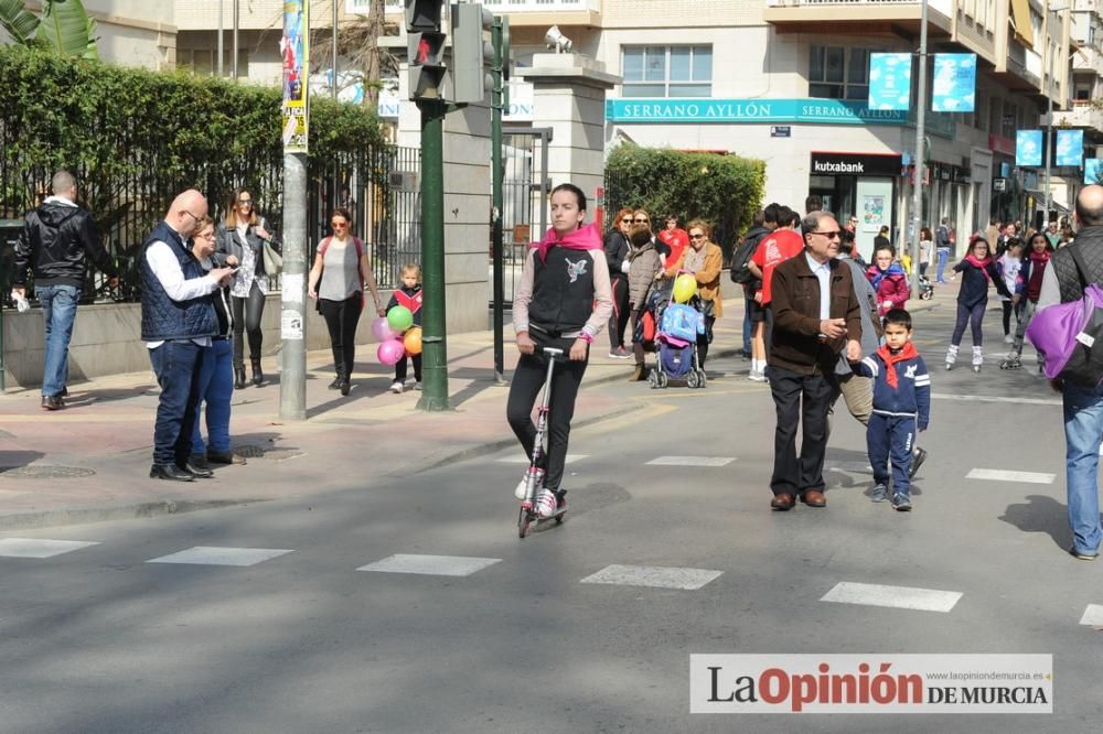 Marcha solidaria de Jesús-María por Haití