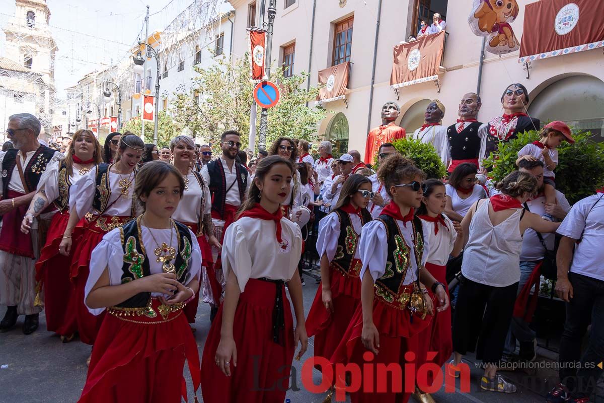 Moros y Cristianos en la mañana del dos de mayo en Caravaca