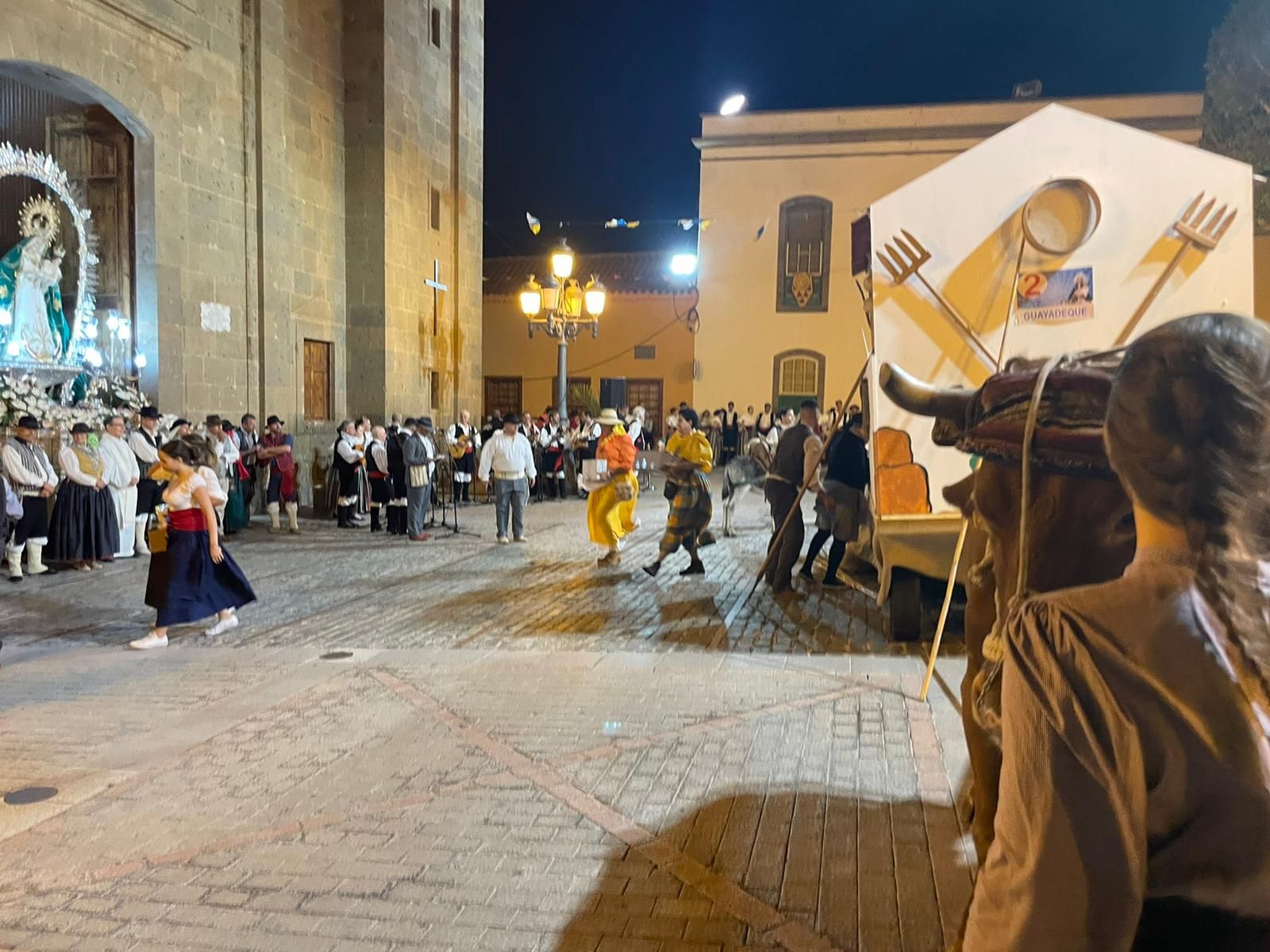 Romería ofrenda a la Virgen del Rosario en Agüimes