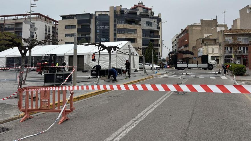 Benicarló arranca el montaje de casales y blinda las Fallas 2026 con el operativo de seguridad