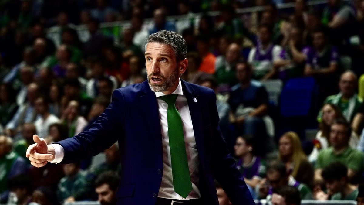 Ibon Navarro, este miércoles en el Martín Carpena.