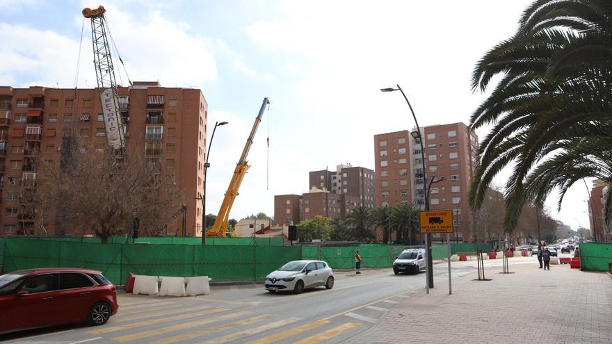 El corte de la Alameda de Cervantes de Lorca durará hasta el 30 de septiembre