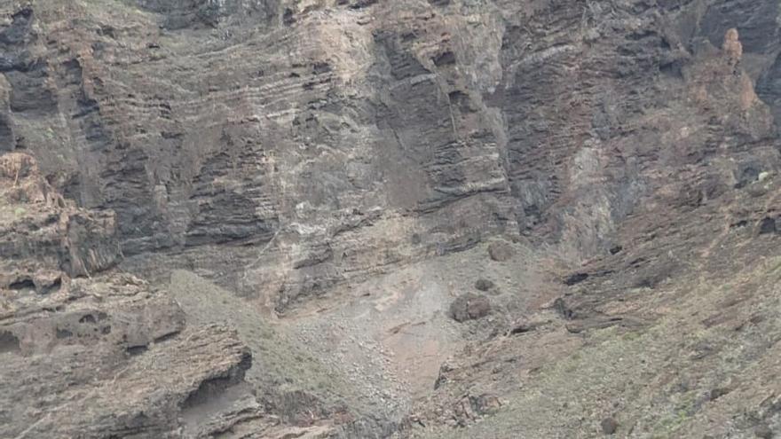 Desprendimiento en Masca