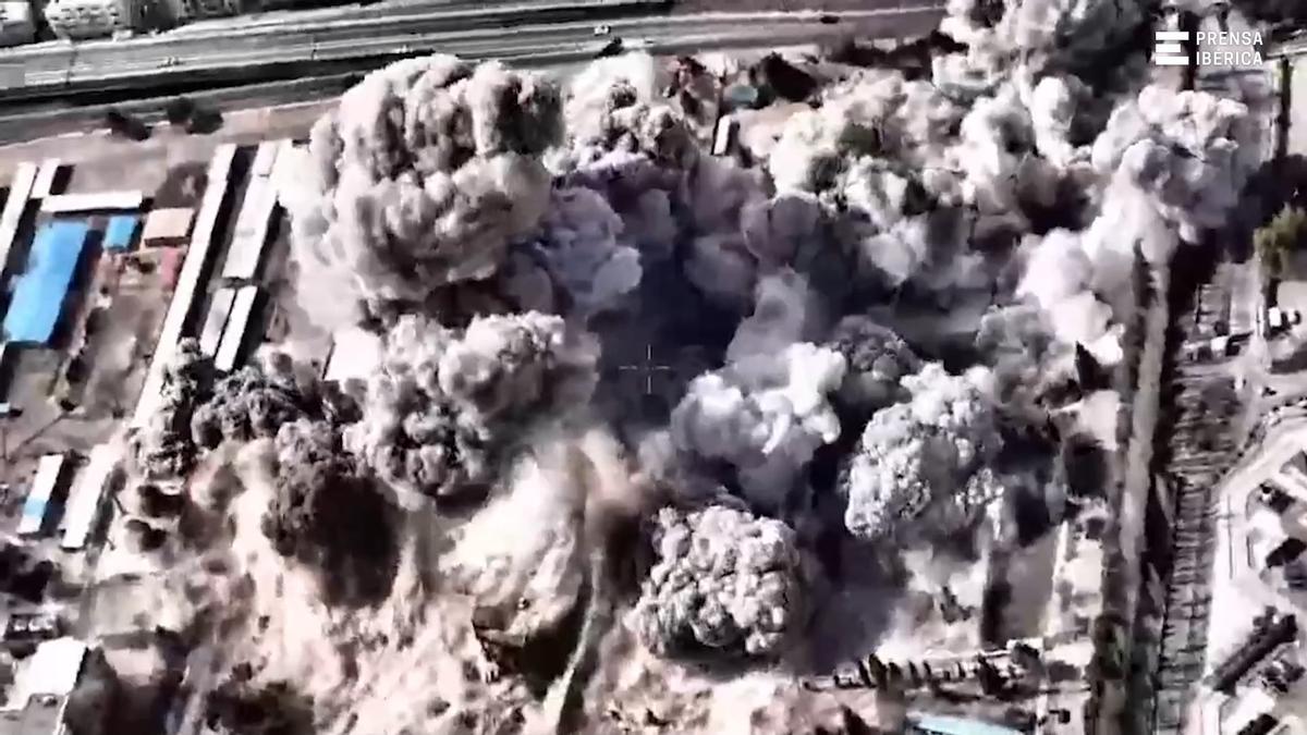 Así fue el ataque de Israel sobre el complejo de Ali Jameneí