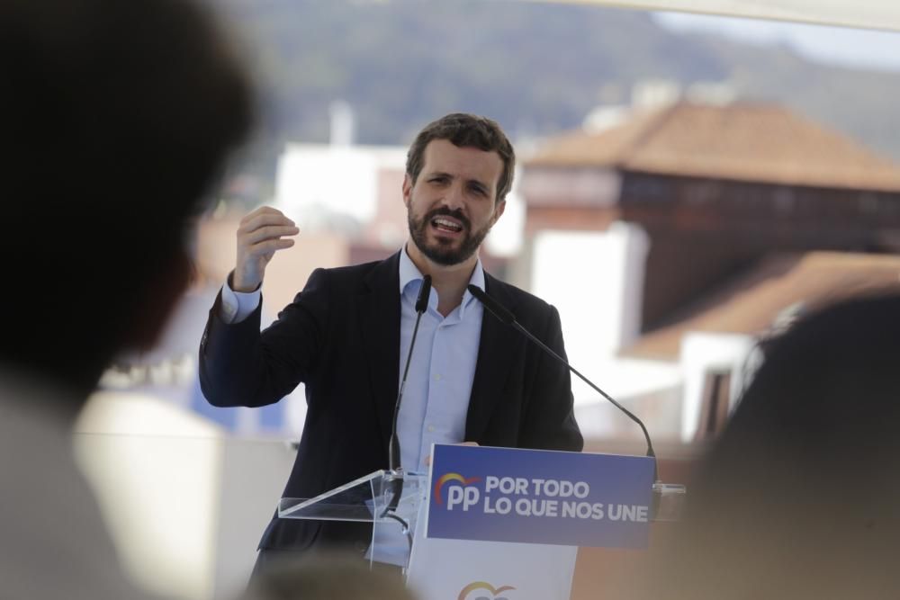 Acto de Pablo Casado en Tenerife