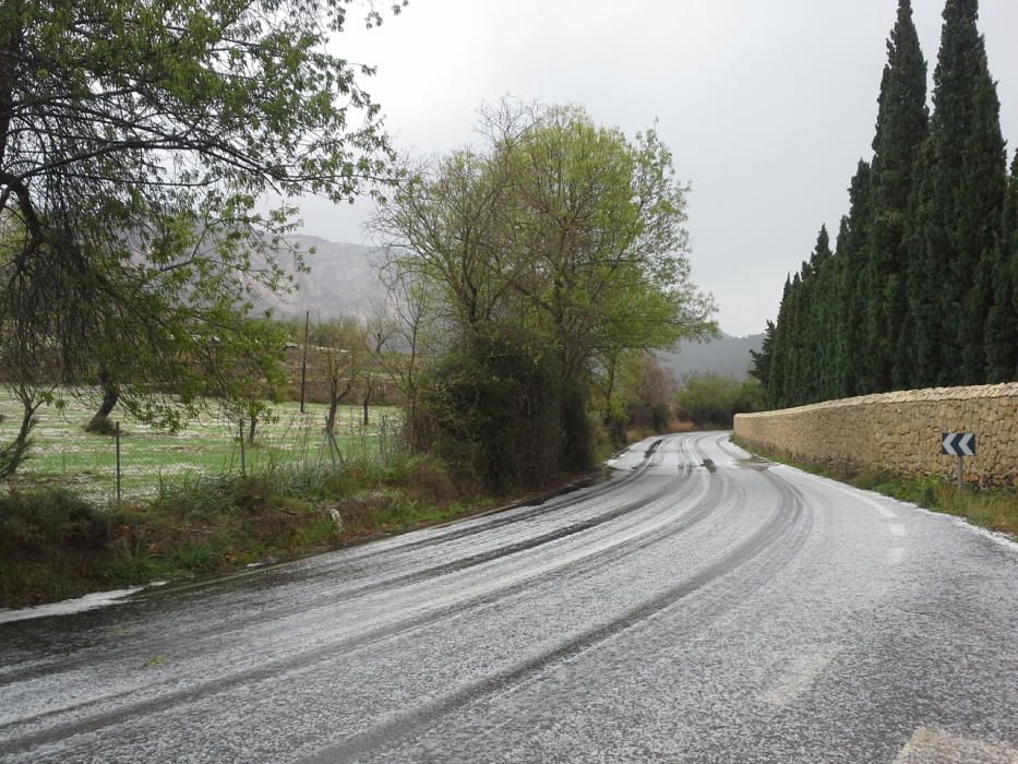 La nieve llega a Mallorca