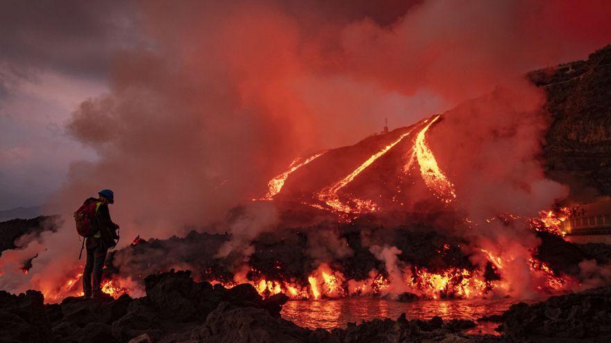 La escuela engullida por el volcán