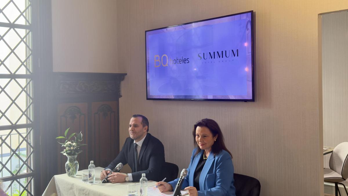 Javier Vich und Carolina Quetlas bei der Präsentation der strategischen Zusammenarbeit.