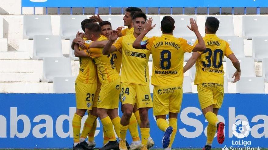 El Málaga, con el 1-2 en Sabadell, sumó su quinta victoria de la temporada liguera.