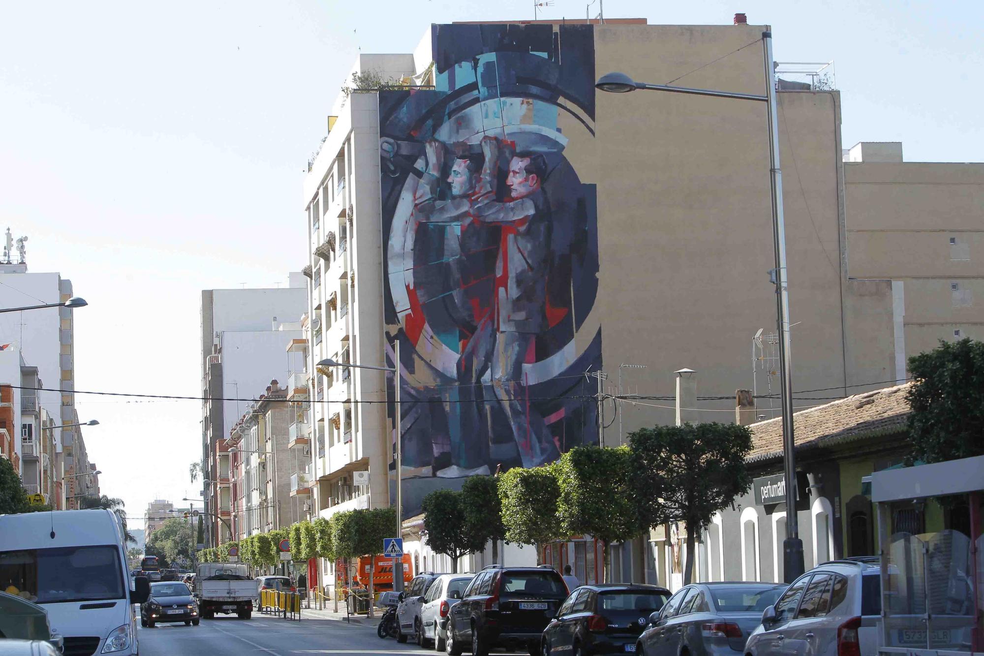 La ruta "Més Que Murs" del arte urbano en Sagunt.