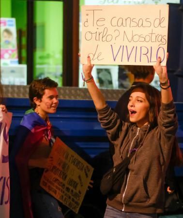 Manifestación contra la violencia machista