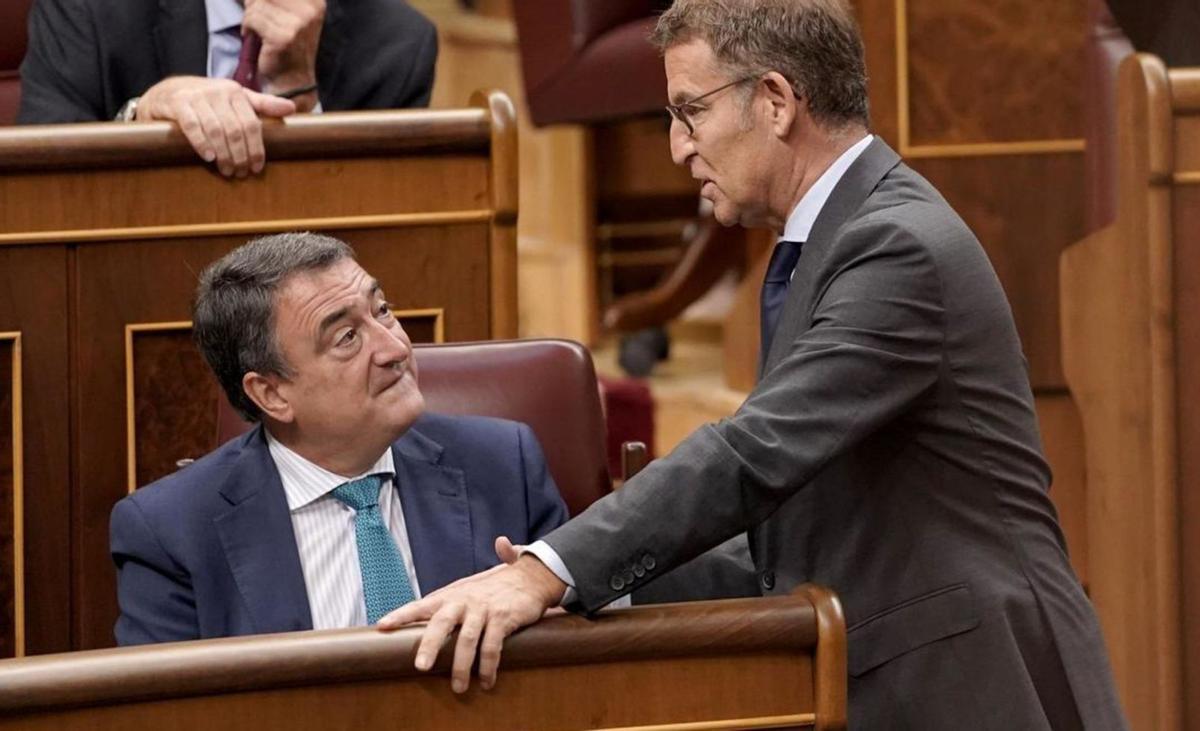 Dirigents del PP veuen necessari reconduir la relació amb el PNB Dirigents del PP veuen necessari reconduir la relació amb el PNB