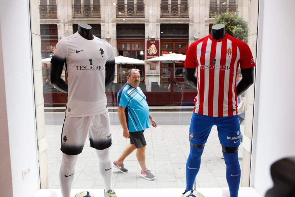 Nuevas camisetas del Sporting