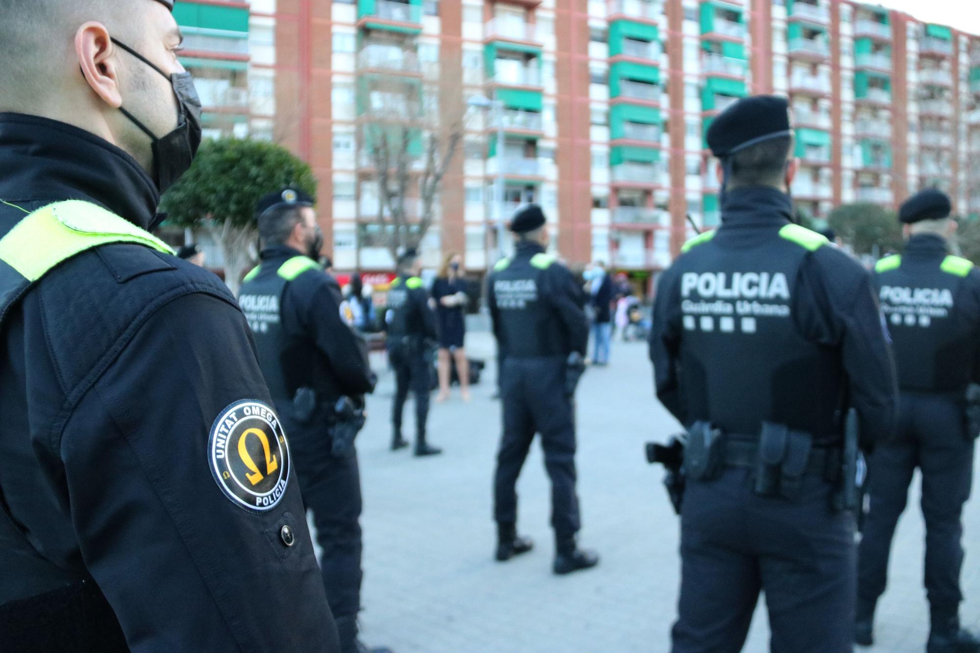 Plan general de agentes de la Unidad Omega de la Guardia Urbana de Badalona