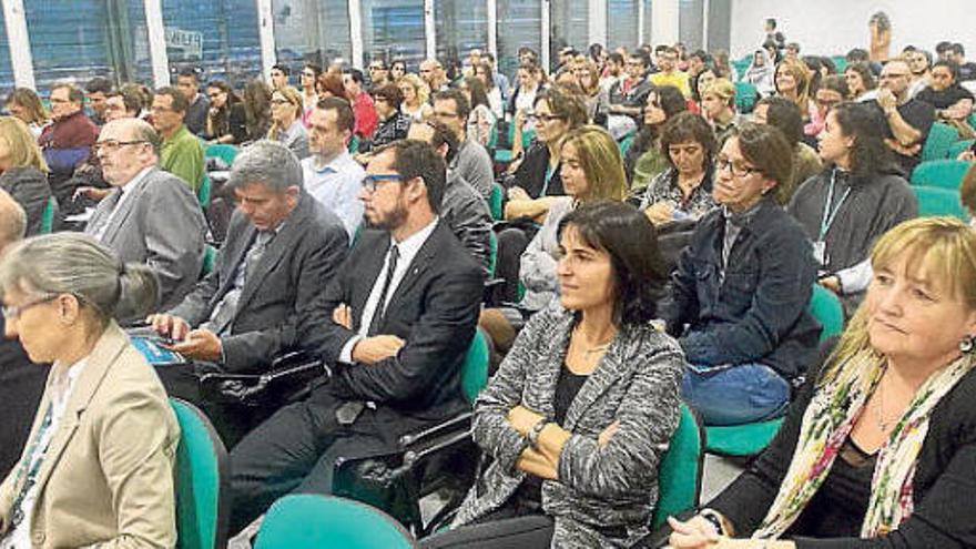 Entre el públic hi havia professors i estudiants de Manresa, Vic i Olot