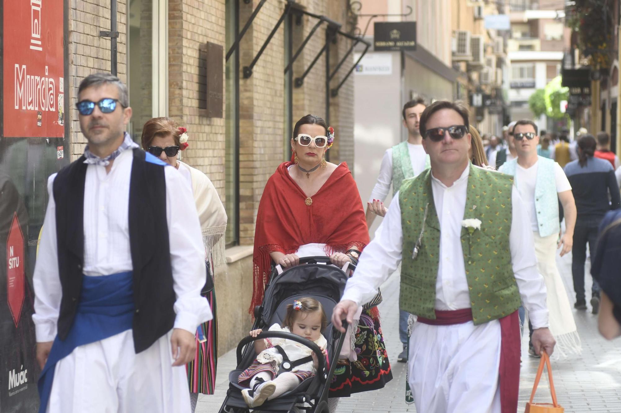 Ambiente en las calles del centro de Murcia durante el Bando de la Huerta (II)