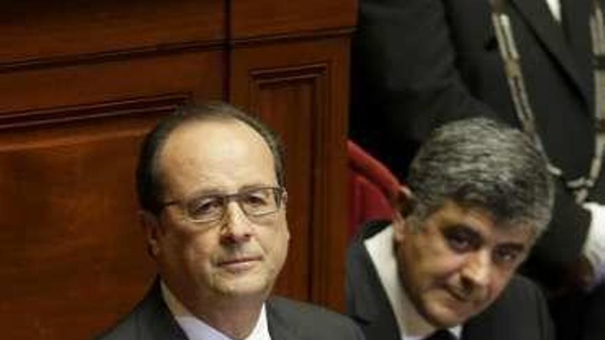 Hollande, ayer. // Reuters