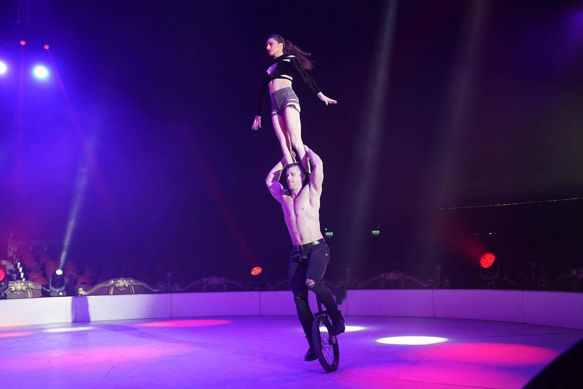 Les fotos dels assajos dels espectacles del Festival Internacional del Circ de Girona