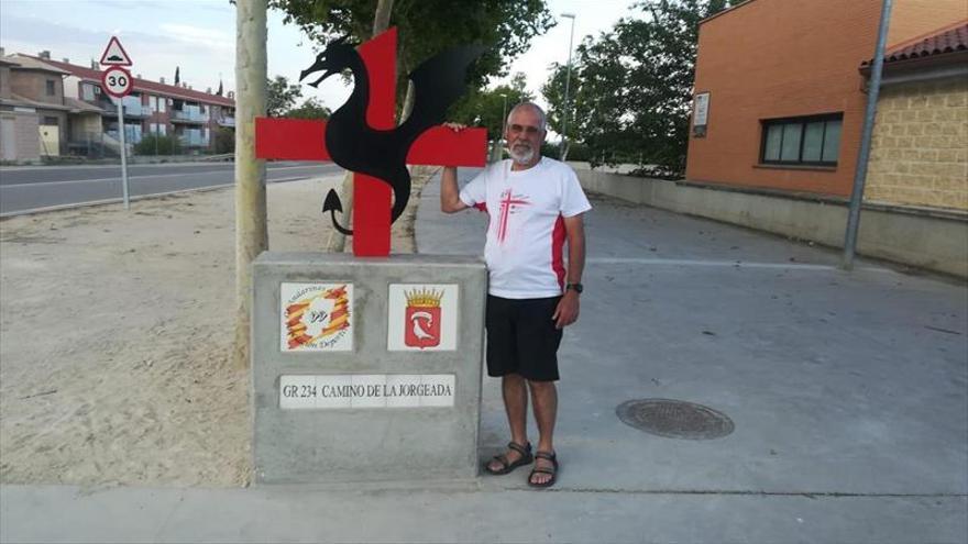 Varios dragones señalizarán la ruta de la Jorgeada hasta Huesca