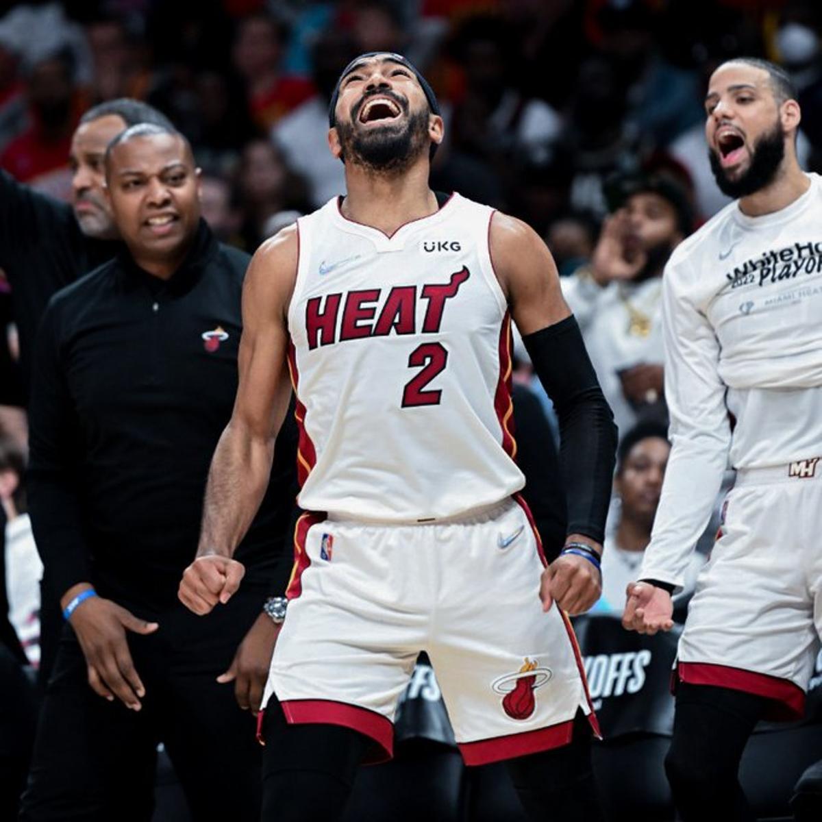 Los Miami Heat celebran su victoria