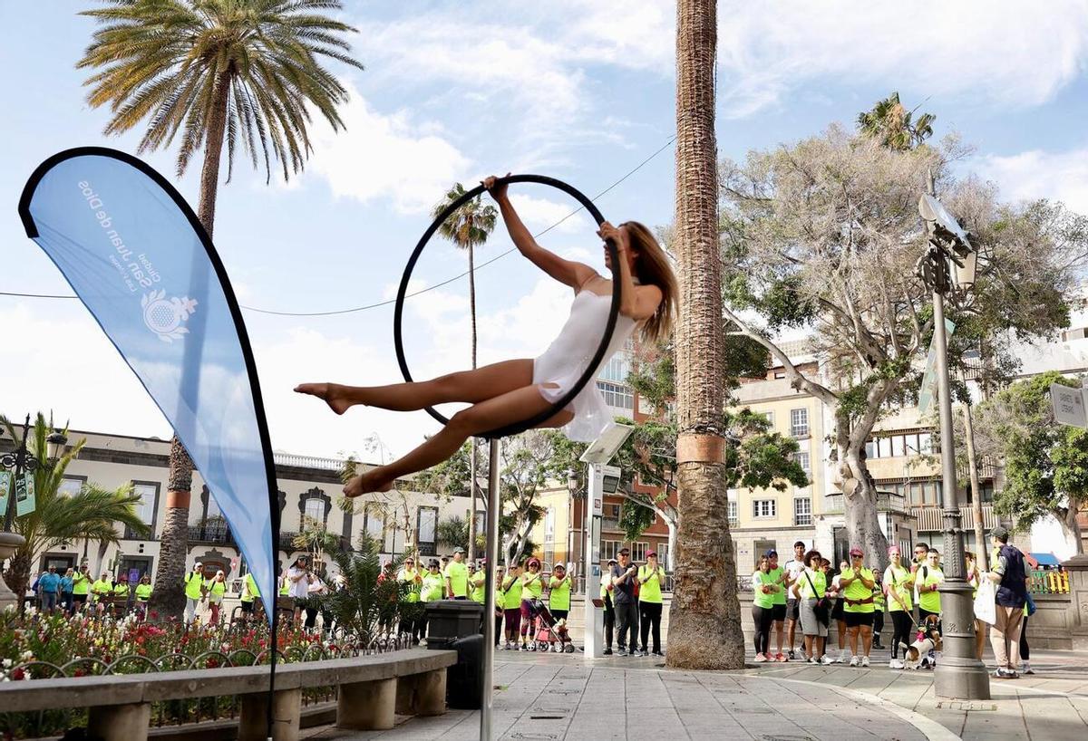 Caminata solidaria Magic Line San Juan de Dios en Las Palmas de Gran Canaria